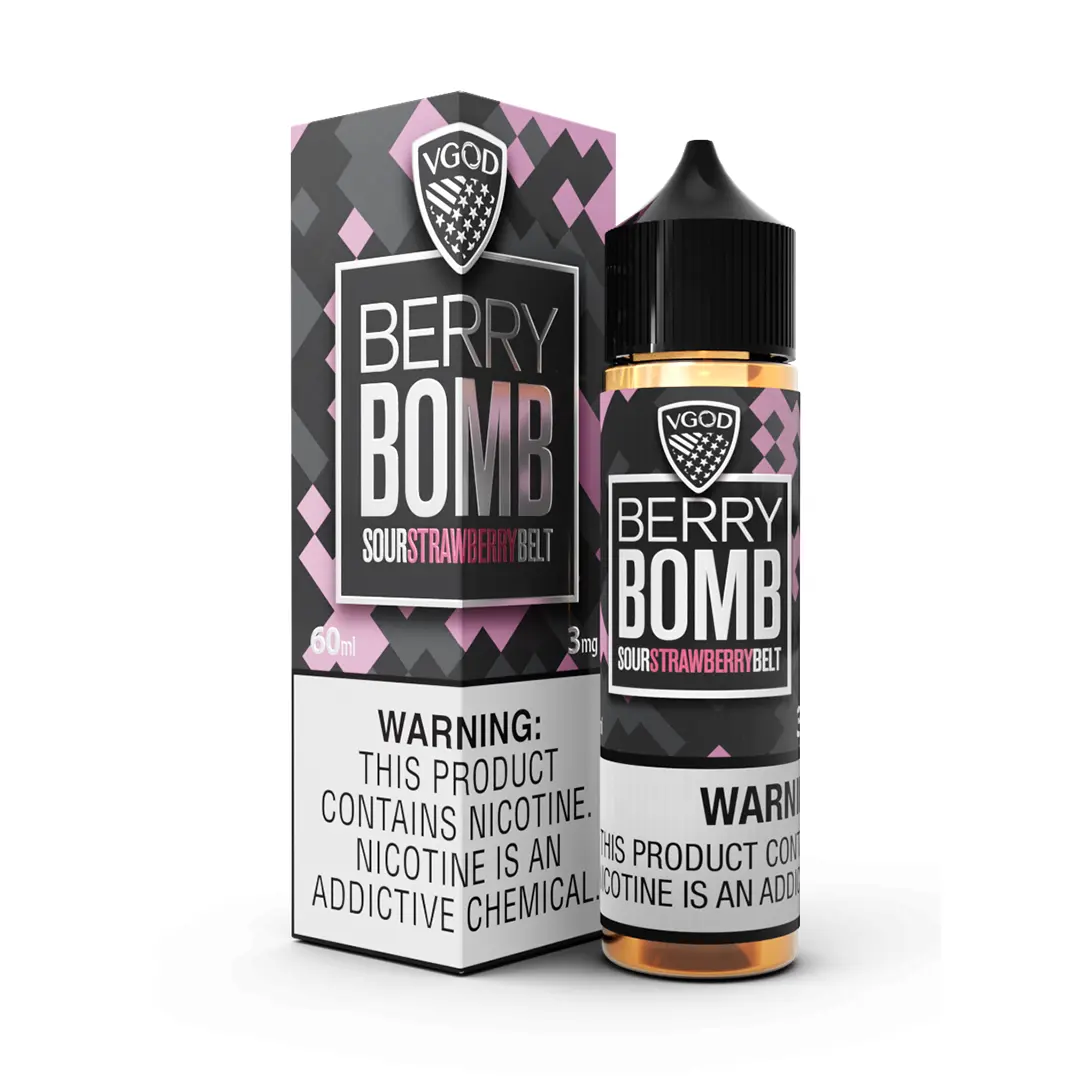 جویس بمب توت فرنگی یخ ویگاد | VGOD Strawberry Ice Bomb Juice