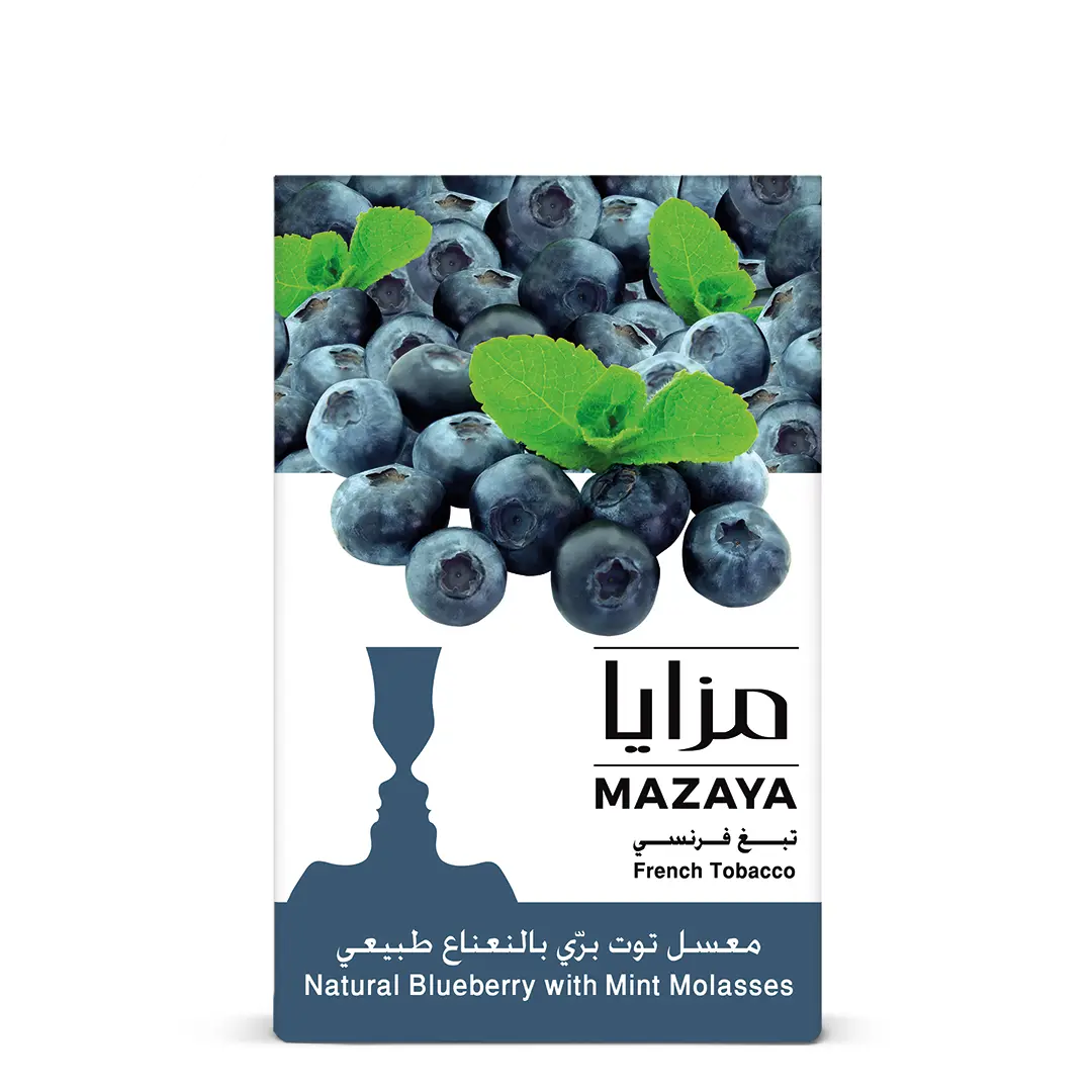 تنباکو بلوبری نعنا مزایا | Blueberry With Mint MAZAYA Tobacco