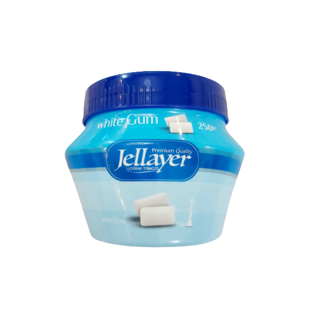 تنباکوی آدامس 250 گرمی (سطلی) جلایر | JELLAYER White Gum Tobacco