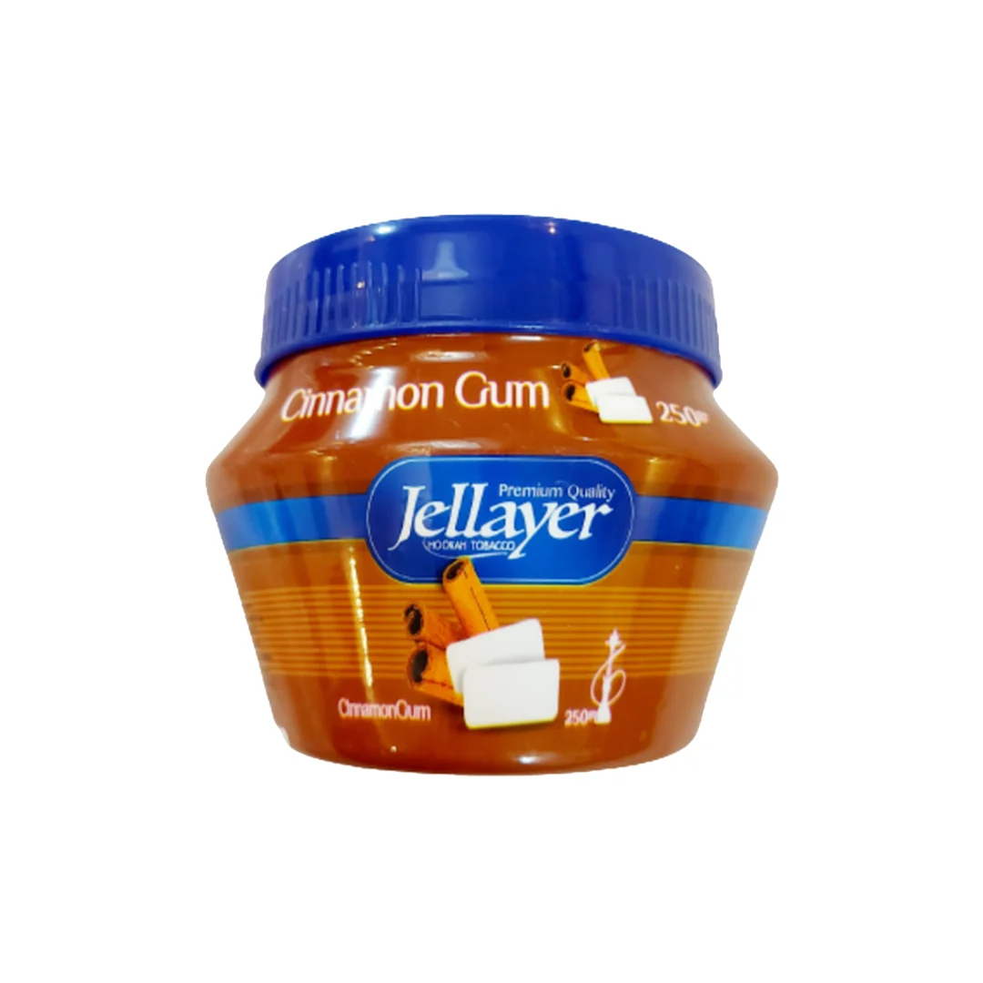 تنباکوی آدامس دارچین 250 گرمی (سطلی) جلایر | JELLAYER Cinnamon Gum Tobacco