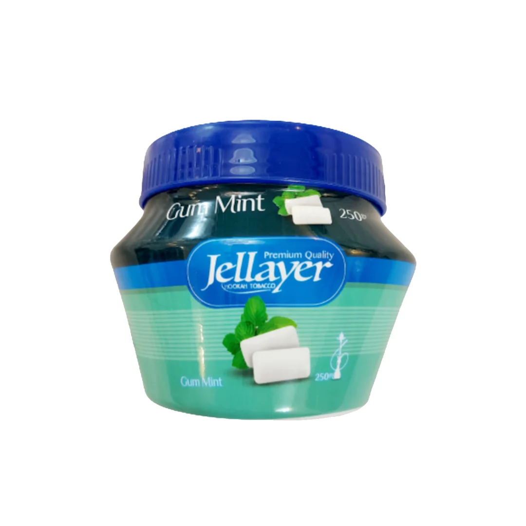 تنباکوی آدامس نعنا 250 گرمی (سطلی) جلایر | JELLAYER Gum With Mint Tobacco