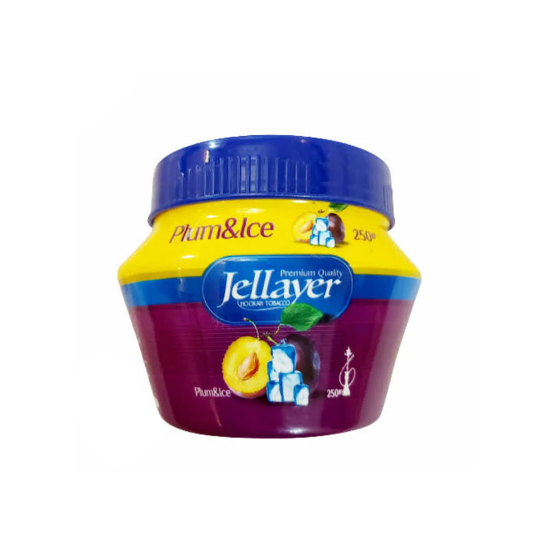 تنباکوی آلو یخ 250 گرمی (سطلی) جلایر | JELLAYER Ice Plum Tobacco