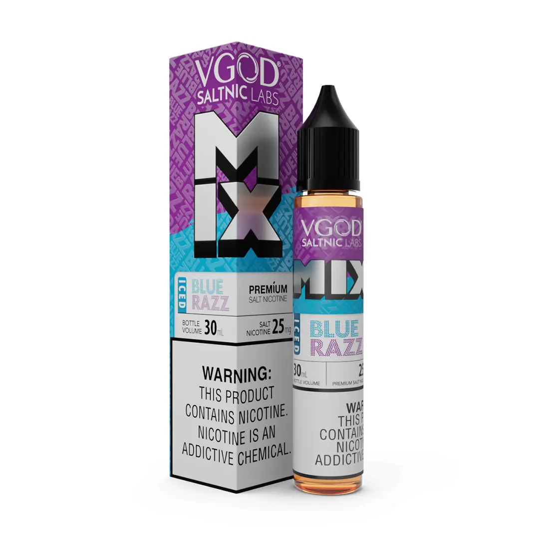 سالت بلوبری تمشک یخ ویگاد | VGOD Blue Razz Ice Salt