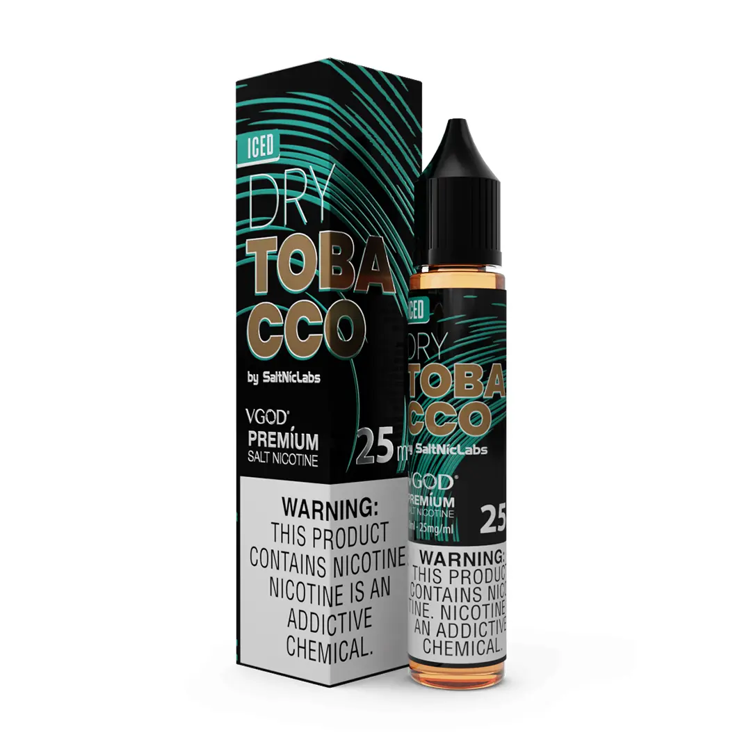 سالت تنباکوی خشک یخ ویگاد | VGOD Dry Tobacco Ice Salt