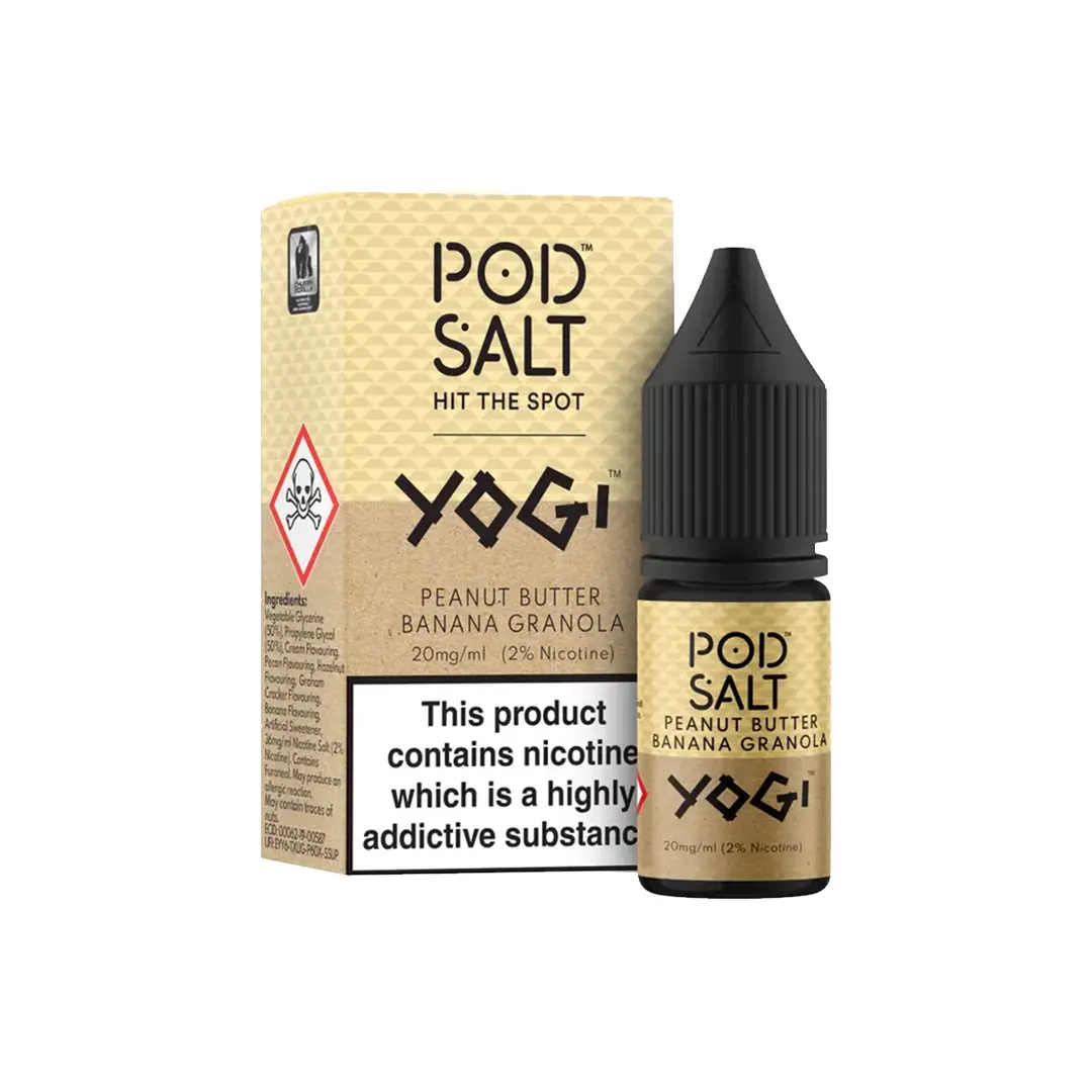 سالت کره بادام زمینی گرانول موز پاد سالت | POD SALT Yogi Salt Salt سالت کره بادام زمینی گرانول موز پاد سالت | POD SALT Yogi Salt Salt