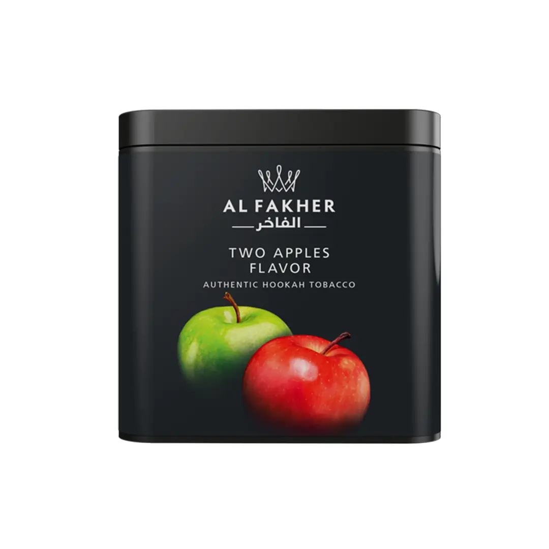 تنباکو دوسیب 250 گرمی الفاخر | ALFAKHER Two Apples Tobacco