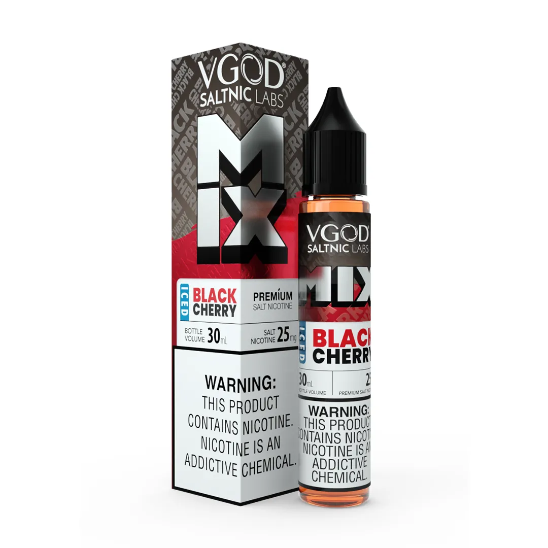 سالت گیلاس سیاه یخ ویگاد | VGOD Black Cherry Ice Salt